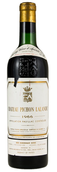 1966 Château Pichon-Longueville-Comtesse-de-Lalande, 750ml
