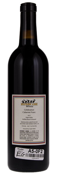 2017 Second Line Wines Shifflett Ranch Celebration Cabernet Franc, 750ml