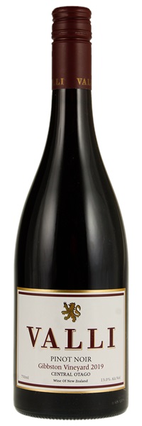 2019 Valli Gibbston Vineyard Pinot Noir (Screwcap), 750ml