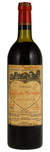 1981 Château Calon-Segur, 750ml