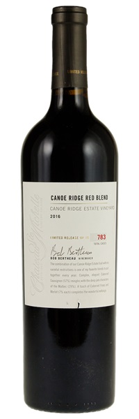 2016 Chateau Ste. Michelle Canoe Ridge Limited Release Red, 750ml