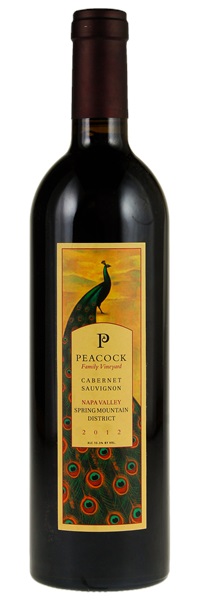 2012 Peacock Family Vineyard Cabernet Sauvignon, 750ml