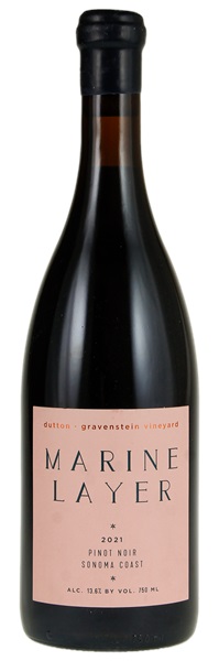 2021 Marine Layer Dutton-Gravenstein Vineyard Pinot Noir, 750ml