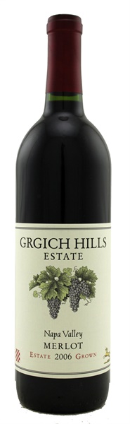 2006 Grgich Hills Estate Grown Merlot, 750ml