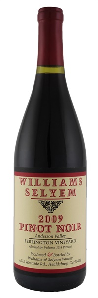 2009 Williams Selyem Ferrington Vineyard Pinot Noir, 750ml