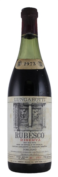 1973 Lungarotti Torgiano Rubesco Riserva, 750ml