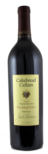 2008 Cakebread Benchland Select Cabernet Sauvignon, 750ml