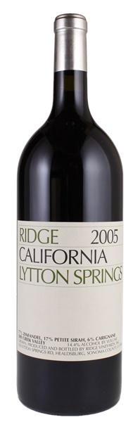 2005 Ridge Lytton Springs, 1.5ltr