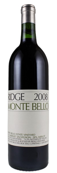 2008 Ridge Monte Bello, 750ml