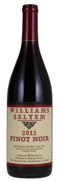 2011 Williams Selyem Russian River Valley Pinot Noir, 750ml