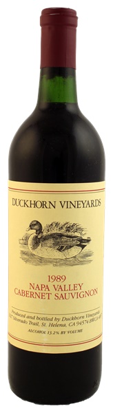 1989 Duckhorn Vineyards Cabernet Sauvignon, 750ml