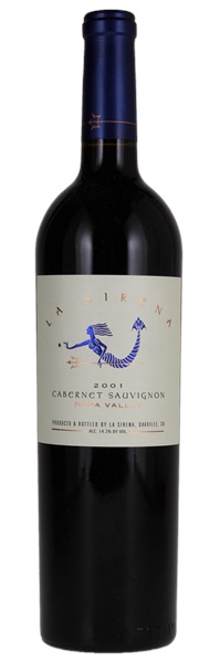 2001 La Sirena Cabernet Sauvignon, 750ml