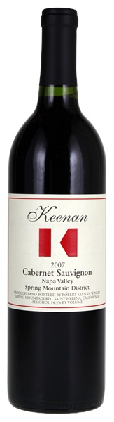 2007 Robert Keenan Winery Cabernet Sauvignon, 750ml
