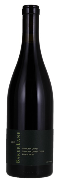 2010 Baker Lane Vineyards Sonoma Coast Cuvee Pinot Noir, 750ml
