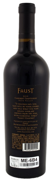2010 Faust Cabernet Sauvignon, 750ml