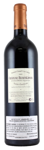 2009 Château Beausejour (Duffau Lagarrosse), 750ml