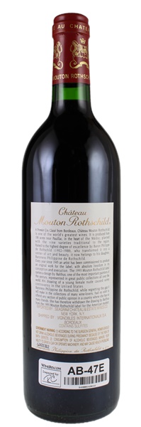 1993 Château Mouton Rothschild, 750ml