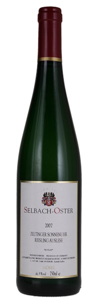 2007 Selbach-Oster Zeltinger Sonnenuhr Riesling Auslese 'Rotlay' #28, 750ml