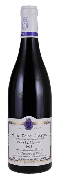 2005 A. Chopin & Fils Nuits-St.-Georges Les Murgers, 750ml