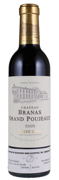 2006 Château Branas Grand Poujeaux, 375ml