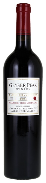 2004 Geyser Peak Block Collection Walking Tree Vineyard Cabernet Sauvignon, 750ml