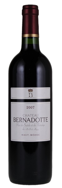 2007 Château Bernadotte, 750ml