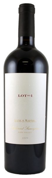 2009 Louis M. Martini Lot No. 1 Cabernet Sauvignon, 750ml