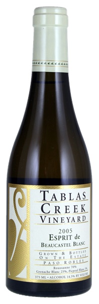 2005 Tablas Creek Vineyard Esprit de Beaucastel Blanc, 375ml