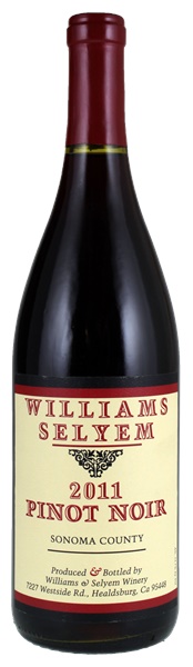 2011 Williams Selyem Sonoma County Pinot Noir, 750ml