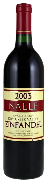 2003 Nalle Dry Creek Valley Zinfandel, 750ml