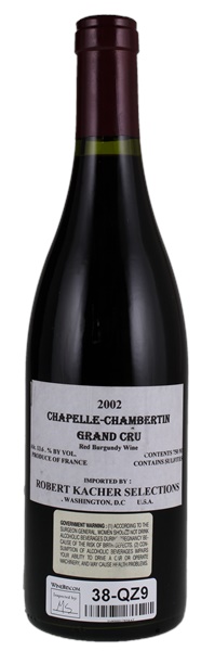 2002 Domaine Claude Dugat Chapelle-Chambertin, 750ml