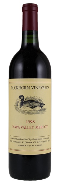 1998 Duckhorn Vineyards Napa Valley Merlot, 750ml