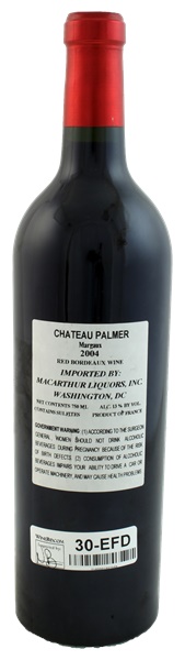 2004 Château Palmer, 750ml