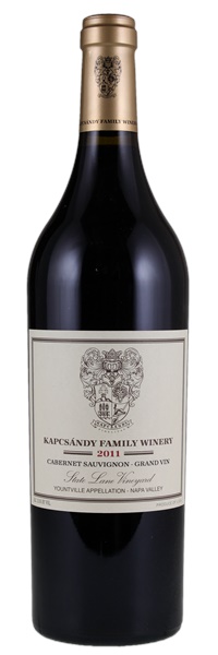 2011 Kapcsandy Family Wines State Lane Vineyard Grand Vin Cabernet Sauvignon, 750ml