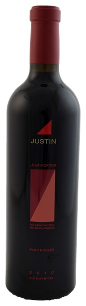 2010 Justin Vineyards Justification, 750ml