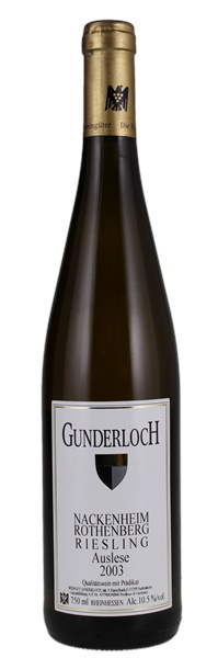 2003 Gunderloch Nackenheimer Rothenberg Riesling Auslese Goldkapsel, 750ml