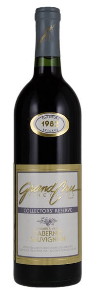 1982 Grand Cru Vineyards Collector Reserve Cabernet Sauvignon, 750ml