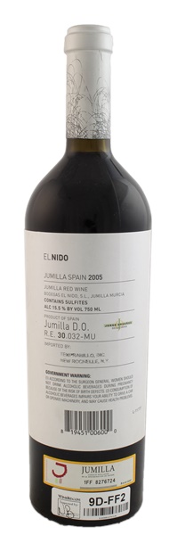 2005 Bodegas El Nido El Nido, 750ml