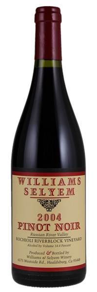 2004 Williams Selyem Rochioli Riverblock Vineyard Pinot Noir, 750ml