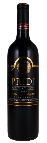 2005 Pride Mountain Vintner Select Cuvee Cabernet Sauvignon, 750ml
