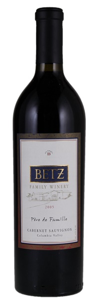 2005 Betz Family Winery Père de Famille Cabernet Sauvignon, 750ml