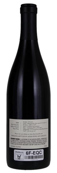 2008 Rhys Skyline Vineyard Pinot Noir, 750ml