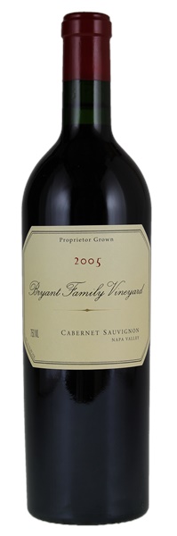 2005 Bryant Family Vineyard Cabernet Sauvignon, 750ml
