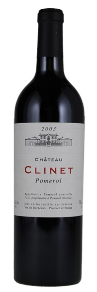 2003 Château Clinet, 750ml