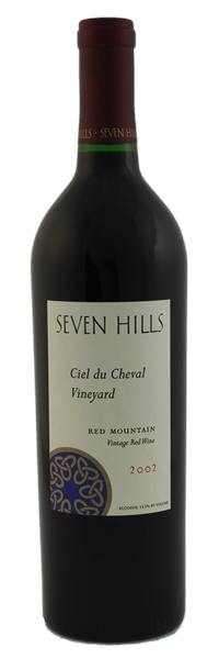 2002 Seven Hills Winery Red Mountain Ciel du Cheval Red, 750ml