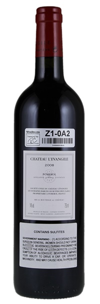 2008 Château L'Evangile, 750ml