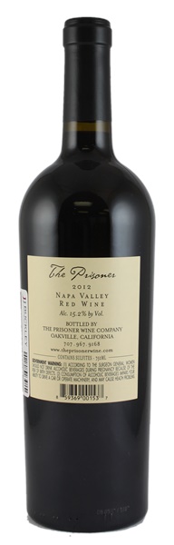 2012 The Prisoner Wine Company The Prisoner, 750ml