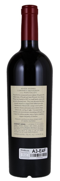 2005 Seven Stones Cabernet Sauvignon, 750ml