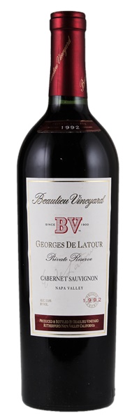1992 Beaulieu Vineyard Georges de Latour Private Reserve Cabernet Sauvignon, 750ml