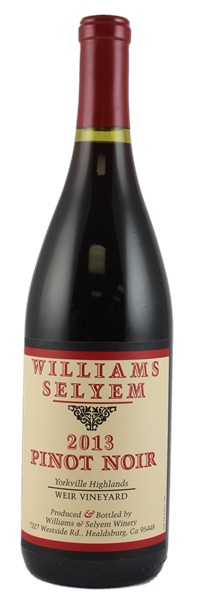 2013 Williams Selyem Weir Vineyard Pinot Noir, 750ml